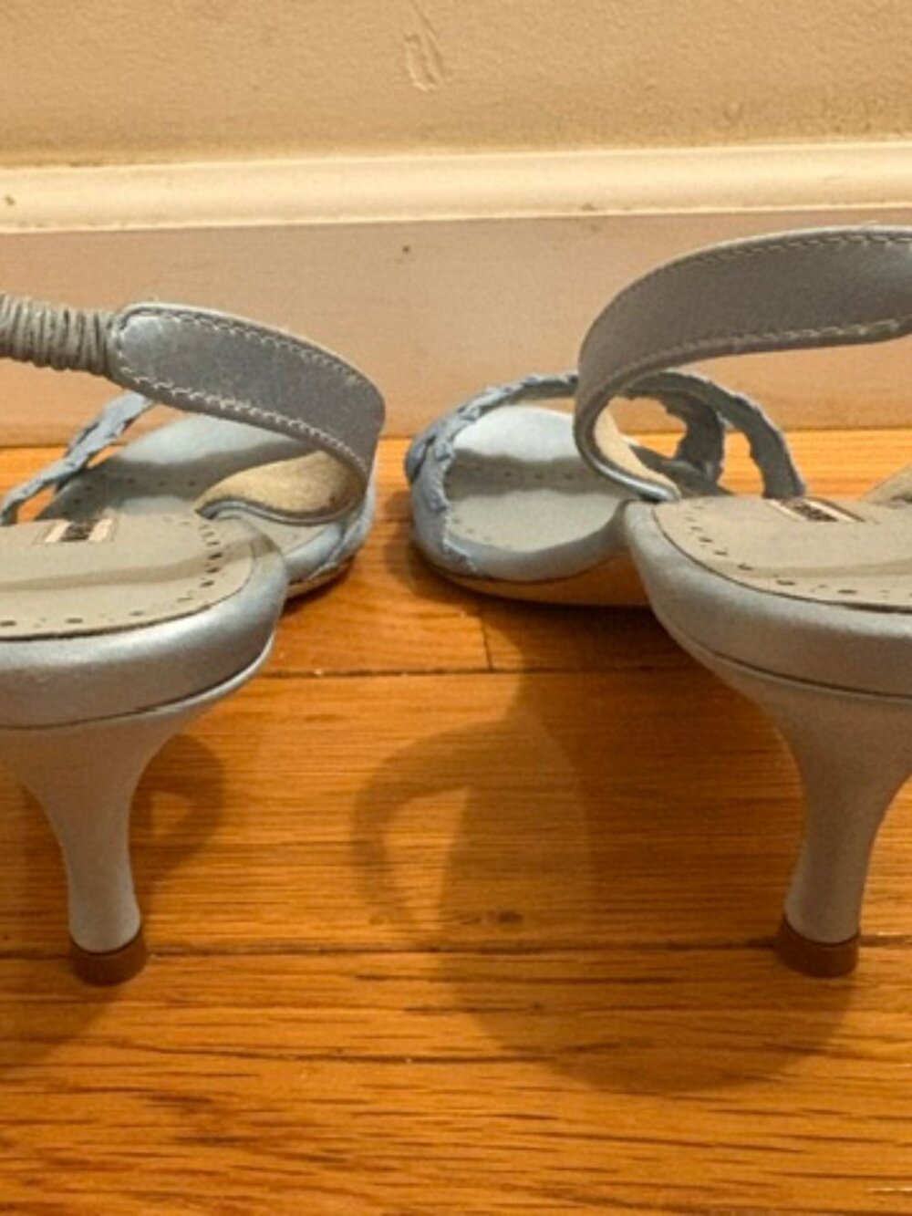 Manolo Blahnik Ligra Slingback Heeled Sandals, Sz 9, NIB - Picture 6 of 11